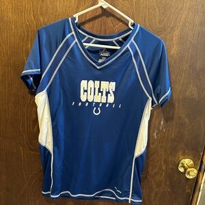 Women's Blue and White Football Jersey